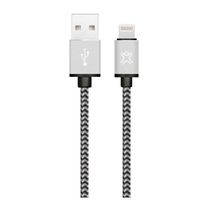 Кабель XtremeMac Lightning Nylon Cable Silver (1.2 m) (XCL-PRC-83)