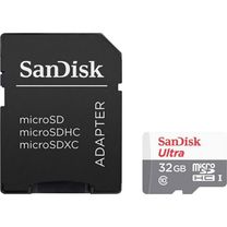 Карта пам'яті microSDHC (UHS-1) SanDisk Ultra 32Gb class 10 A1 (100Mb/s) (adapter SD) (SDSQUNR-032G-GN3MA)