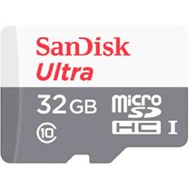 Карта пам'яті microSDHC (UHS-1) SanDisk Ultra 32Gb class 10 A1 (100Mb/s) (SDSQUNR-032G-GN3MN)