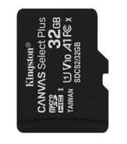 Карта пам`яті MicroSDXC 32Gb class 10 А1 (UHS-1) Kingston Canvas Select Plus (R-100MB/s)