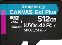 Карта пам`яті MicroSDXC 512GB UHS­I/U3 Class 10 Kingston Canvas Go! Plus R170/W90MB/s