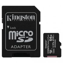 Карта пам`яті MicroSDXC 64GB UHS­I Class 10 Kingston Canvas Select шт Plus R100MB/s + SD­адаптер