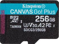 Карта пам`яті MicroSDXC 256GB UHS­I/U3 Class 10 Kingston Canvas Go! Plus R170/W90MB/s (SDCG3/256GB)
