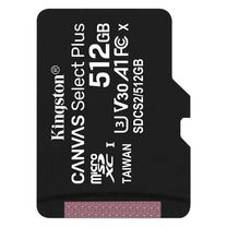 Карта пам'яті microSDXC (UHS-1) Kingston Canvas Select Plus 512Gb class 10 А1 (R-100MB/s)