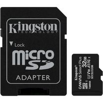 Карта пам`яті MicroSDXC (UHS-1) Kingston Canvas Select Plus 32Gb class 10 А1 (R-100MB/s) (adapter SD) (SDCS2/32GB)