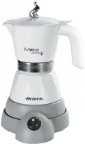 Кофеварка электрическая гейзерная Ariete Moka Aroma Elettrica bianca 1358A WH (1358/10)