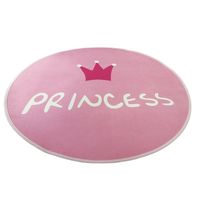Килимок під крісло захисний для підлоги АКЛАС Princess Принтовий Рожевий (10840)