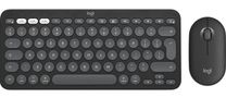 Комплект (клавиатура, мышь) беспроводной Logitech Pebble 2 Combo for Mac Graphite (920-012244)