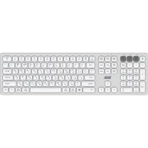 Клавиатура 2E KS270 105key, WL/BT, EN/UK/RU, Silver/White (2E-KS270WBWH)