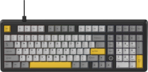 Клавиатура Ajazz AK980 MAX Magnetic switches Black Gray Yellow (AK980-MAX-M-BGY)