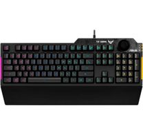 Клавиатура ASUS TUF Gaming RGB Black (90MP01X0-BKMA00)