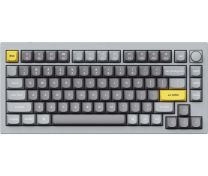 Клавиатура Keychron Q1 84Key, Gateron G PRO Brown, USB-A, Hot-Swap, QMK, Knob, EN, RGB Space Gray (Q1N3_KEYCHRON)