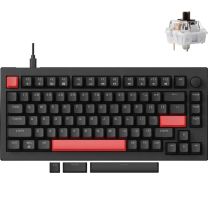 Клавіатура Lemokey X4 84Key, Keychron Brown, USB-A, QMK/VIA, Hot-Swap, EN/UKR, RGB, Black (X4-H3-UA)