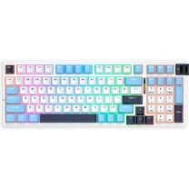 Клавіатура KZZI K98 Wireless Keyboard UA\ENG (Rainbow Switch) Polar White (6935280824999)