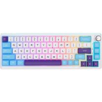 Клавіатура KZZI K68 Pro Wireless Keyboard UA\ENG (Rainbow Switch) Blue Sea (6977534870468)