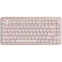Клавіатура KZZI I75 Wireless Keyboard UA\ENG (Red Switch) Pink (6977534870567)