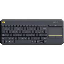 Клавиатура Logitech Wireless Touch K400 Plus, US, Black (920-007145)
