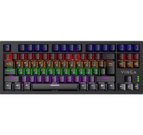 Клавиатура Vinga KBGM-110 87 key LED Blue Switch USB Black (KBGM-110 Black)