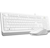 Комплект (клавиатура, мышь) A4Tech F1010 White USB