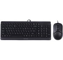 Комплект (клавіатура, миша) A4Tech F1512 Black USB
