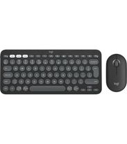 Комплект (клавіатура, миша) бездротова Logitech Pebble 2 Combo Graphite Wireless (920-012239)
