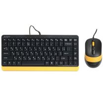Комплект (клавиатура, мышка) A4Tech F1110 USB Bumblebee (F1110 Bumblebee)