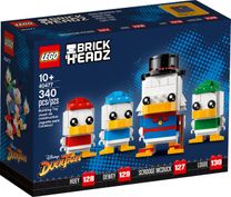 Конструктор Lego Brick Headz Скрудж Макдак, Хьюї, Дьюї і Луї (40477)