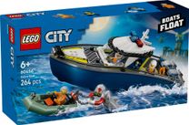 Конструктор Lego City Погоня на поліцейському катері (60456)
