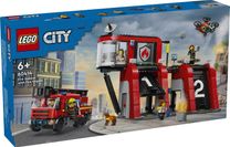 Конструктор Lego Сity Пожежна станція з пожежною машиною (60414)