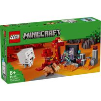 Конструктор Lego Minecraft Засада возле портала в Нижний мир (21255)