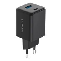 Сетевое зарядное устройство Proove Pocket GaN 45W (Type-C + USB) (black) (WCPG45110001)