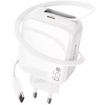 Сетевое зарядное устройство Proove Fixtape GaN 65W (Type-C) (white) (WCFP65010202)