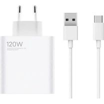 Сетевое зарядное устройство Xiaomi 120W Charger + USB Type-C Cable White (BHR6034EU) (EU)