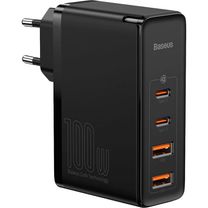 Мережевий зарядний пристрій Baseus GaN2 Pro Quick Charger 2C+2U 100W EU Black (CCGAN2P-L01)