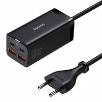 Мережевий зарядний пристрій Baseus GaN3 Pro Desktop Fast Charger 2U+2C 100W EU Black (CCGP000101)