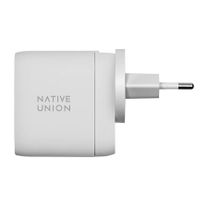 Мережевий зарядний пристрій Native Union Fast GaN Charger PD 67W Dual USB-C Port White (FAST-PD67-WHT-INT)