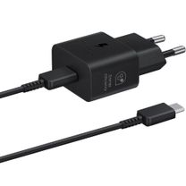 Мережевий зарядний пристрій Samsung 25W Power Adapter (w C to C Cable) Black (EP-T2510XBE)