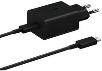 Зарядное устройство Samsung 45W PD Compact Power Adapter with Type-C cable Black (EP-T4511XBEGEU)