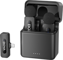 Бездротовий петличний мікрофон BOYA BY-V30 Type-C Black