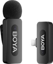 Беспроводной петличный микрофон BOYA BY-V1 Lightning Black