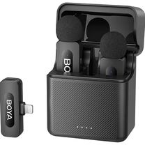 Бездротовий петличний мікрофон BOYA BY-V3 Lightning Black