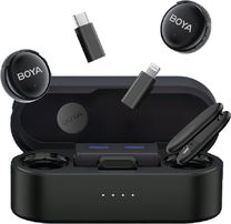 Беспроводной микрофон BOYA LINK 3-01 Type-C/TRS/Lightning Black