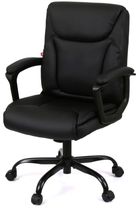 Офісне крісло АКЛАС Лівар 10002M Чорний (PU Black) (00158598)