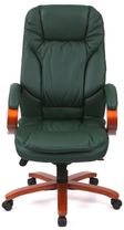 Крісло АКЛАС Тіроль EX GB-236WW (Шкіра Lux LC Green) (00163345)