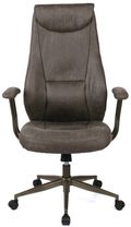 Крісло АКЛАС Булат R-SR (Штучна замша 02 Dark gray) (00172366)