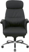 Офісне крісло АКЛАС Драгобрат AL MB (Шкіра LC-A Black/PU Black) (00179840)
