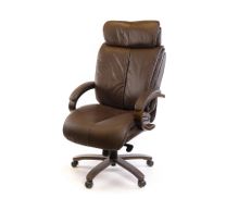 Крісло АКЛАС Арізона Soft EX MB Коричневий Шкіра LC-K (74982)