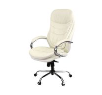 Крісло АКЛАС Валенсія Soft CH MB Білий Шкіра Lux LC-W (10076462)