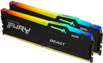 Пам'ять Kingston FURY 16 GB (2x8GB) DDR5 5200 MHz Beast RGB (KF552C40BBAK2-16)