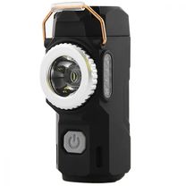 Акумуляторний LED ліхтарик D49 з запальничкою (black)